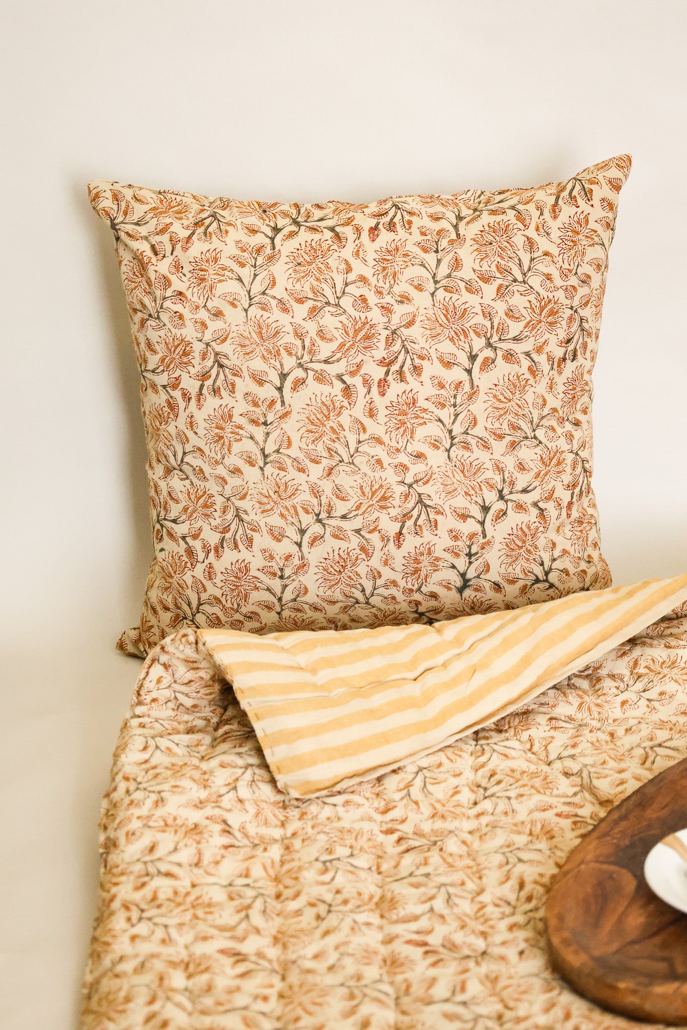 Ochre Grove Reversible Cotton Quilt