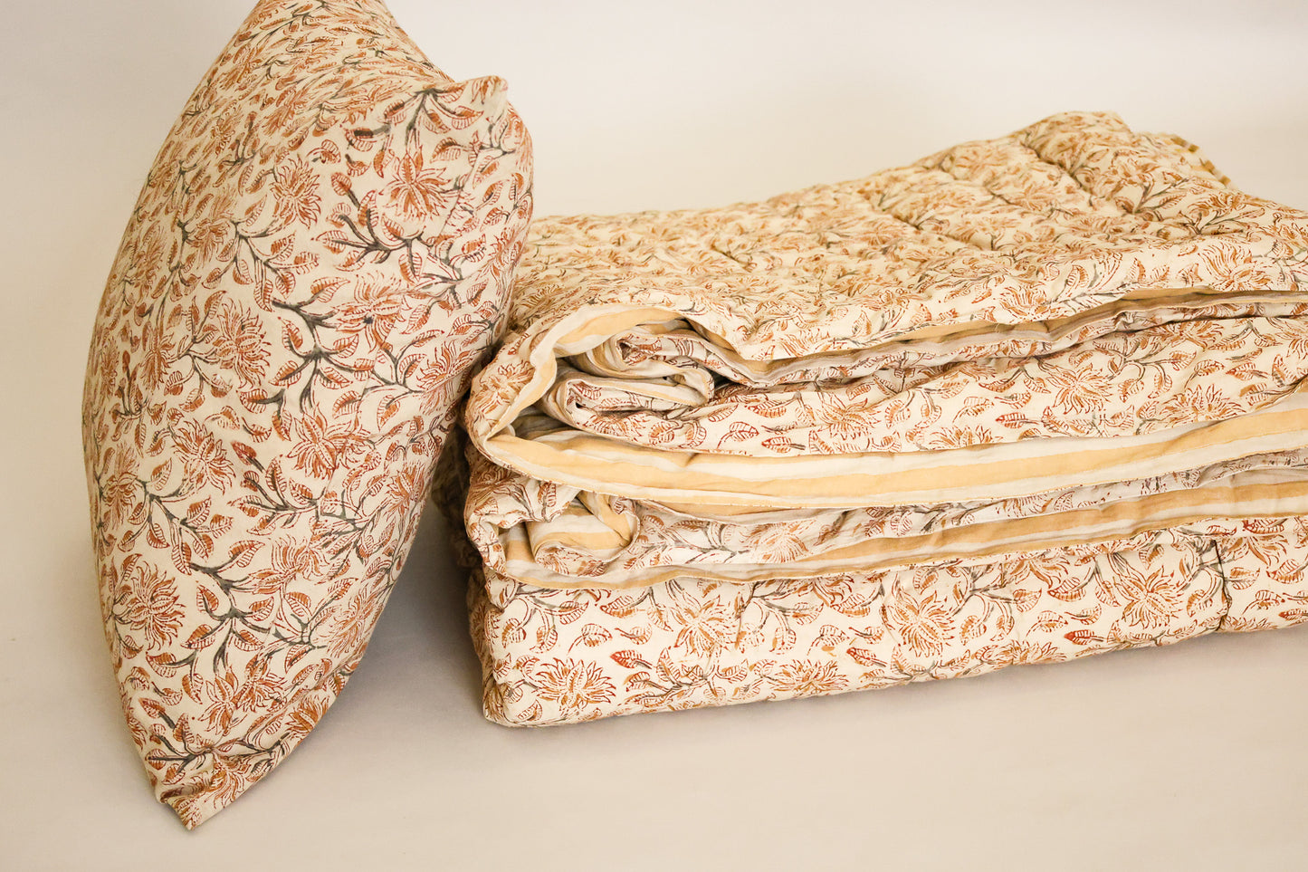 Ochre Grove Reversible Cotton Quilt