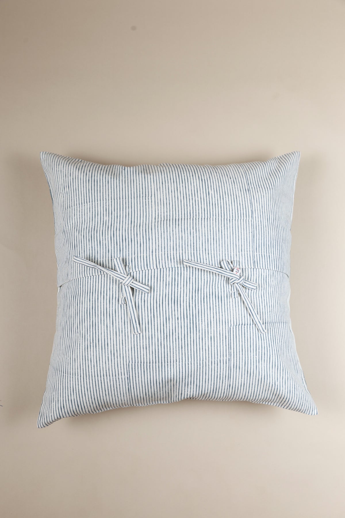 Grey Bliss Block Print Pillow