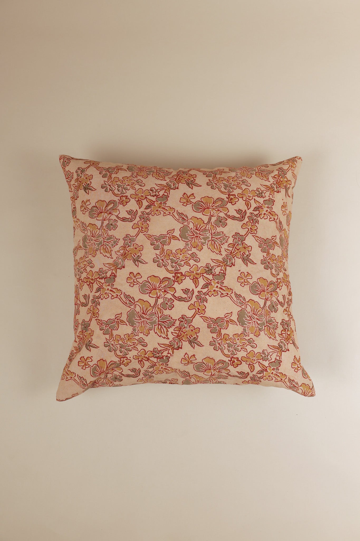 Autumn Whisper Kalamkari Pillow
