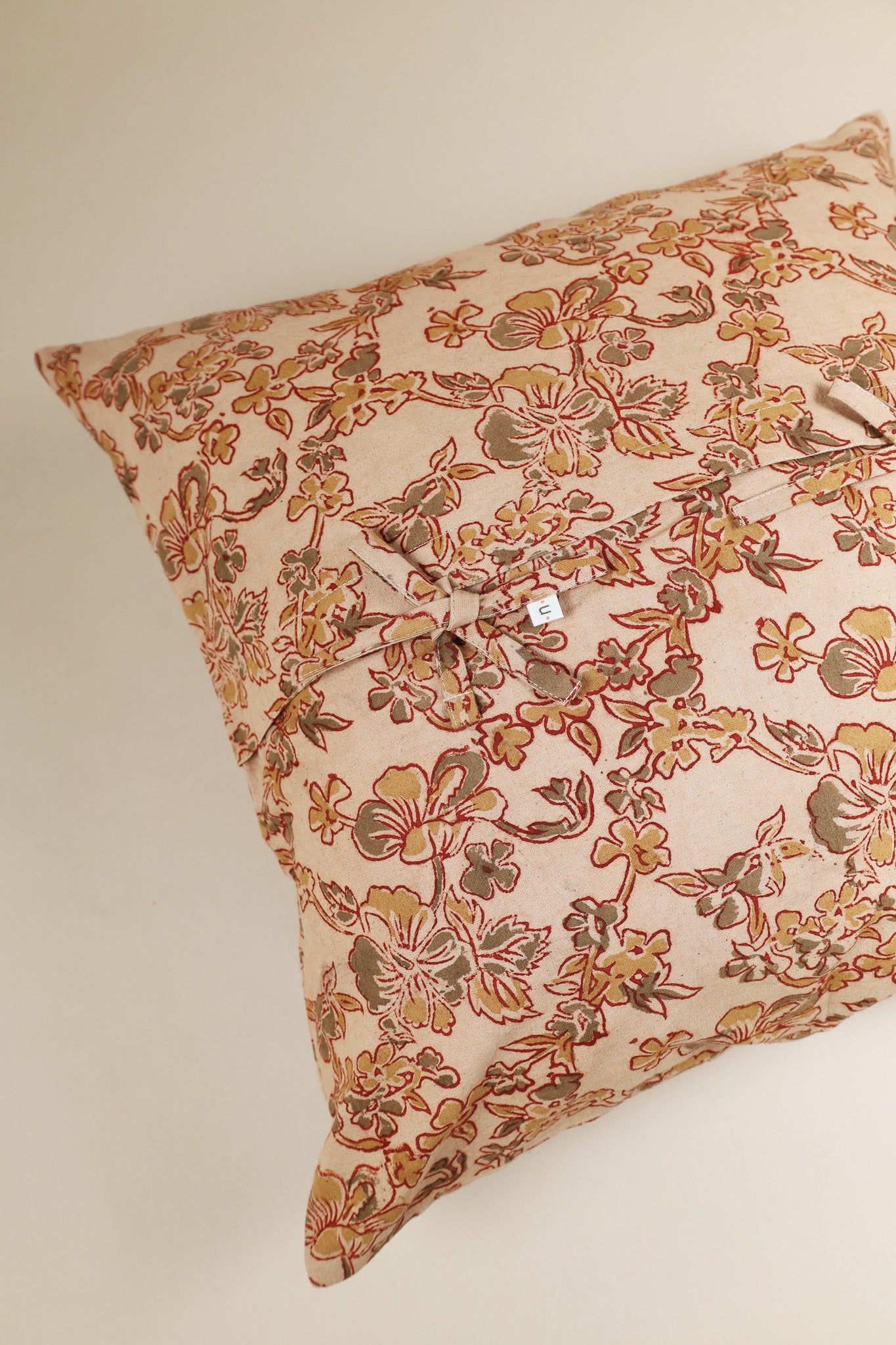 Autumn Whisper Kalamkari Pillow