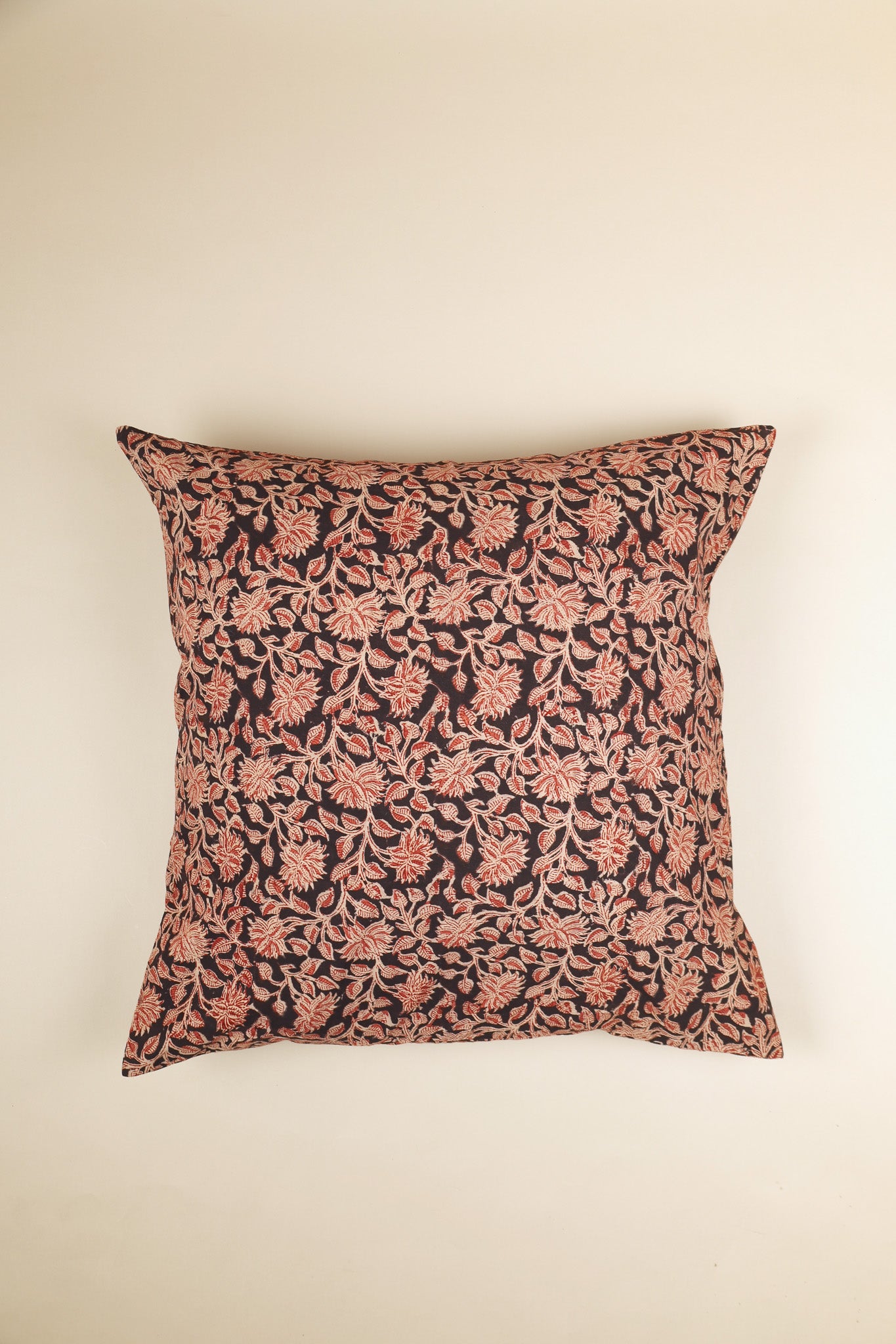 Noir Grove Kalamkari Pillow