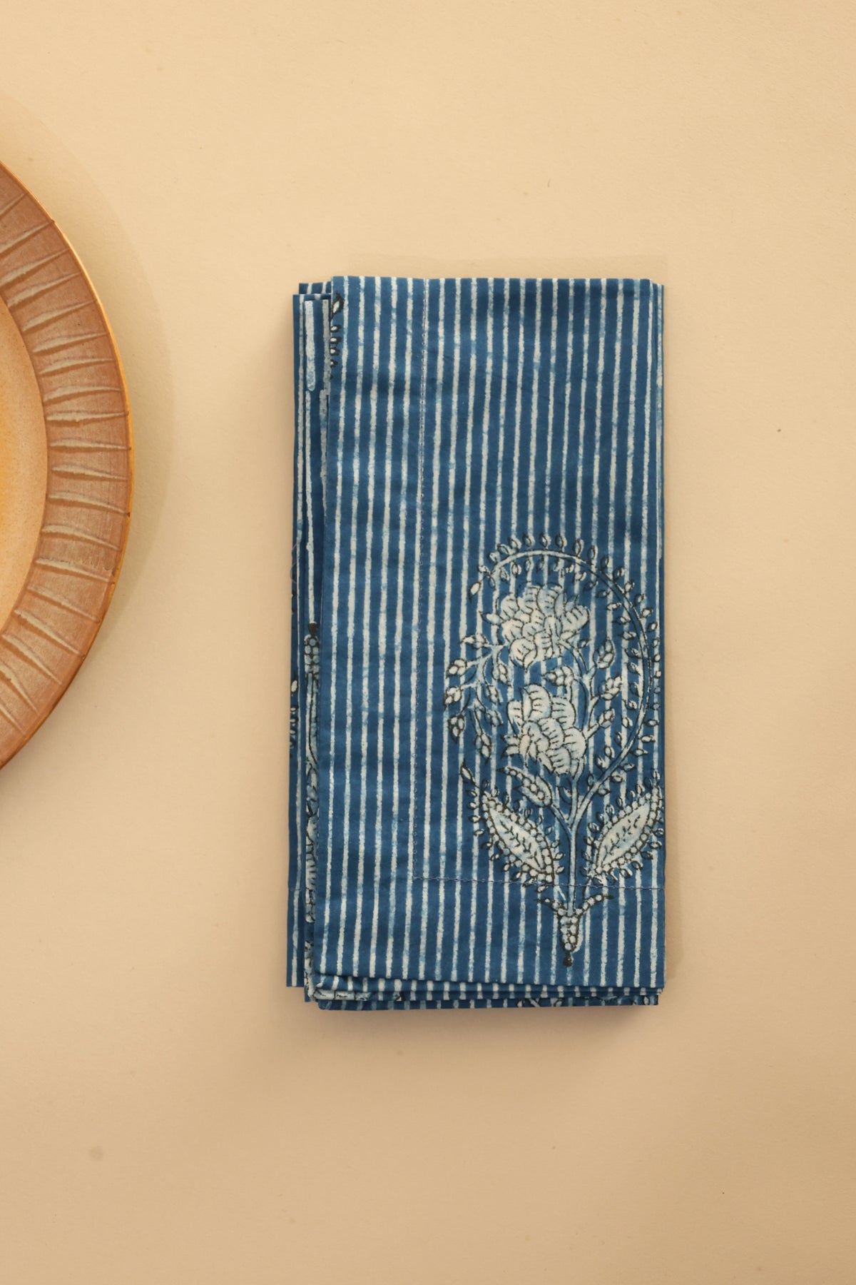 Ink Garden Indigo  Napkins, Set of 4