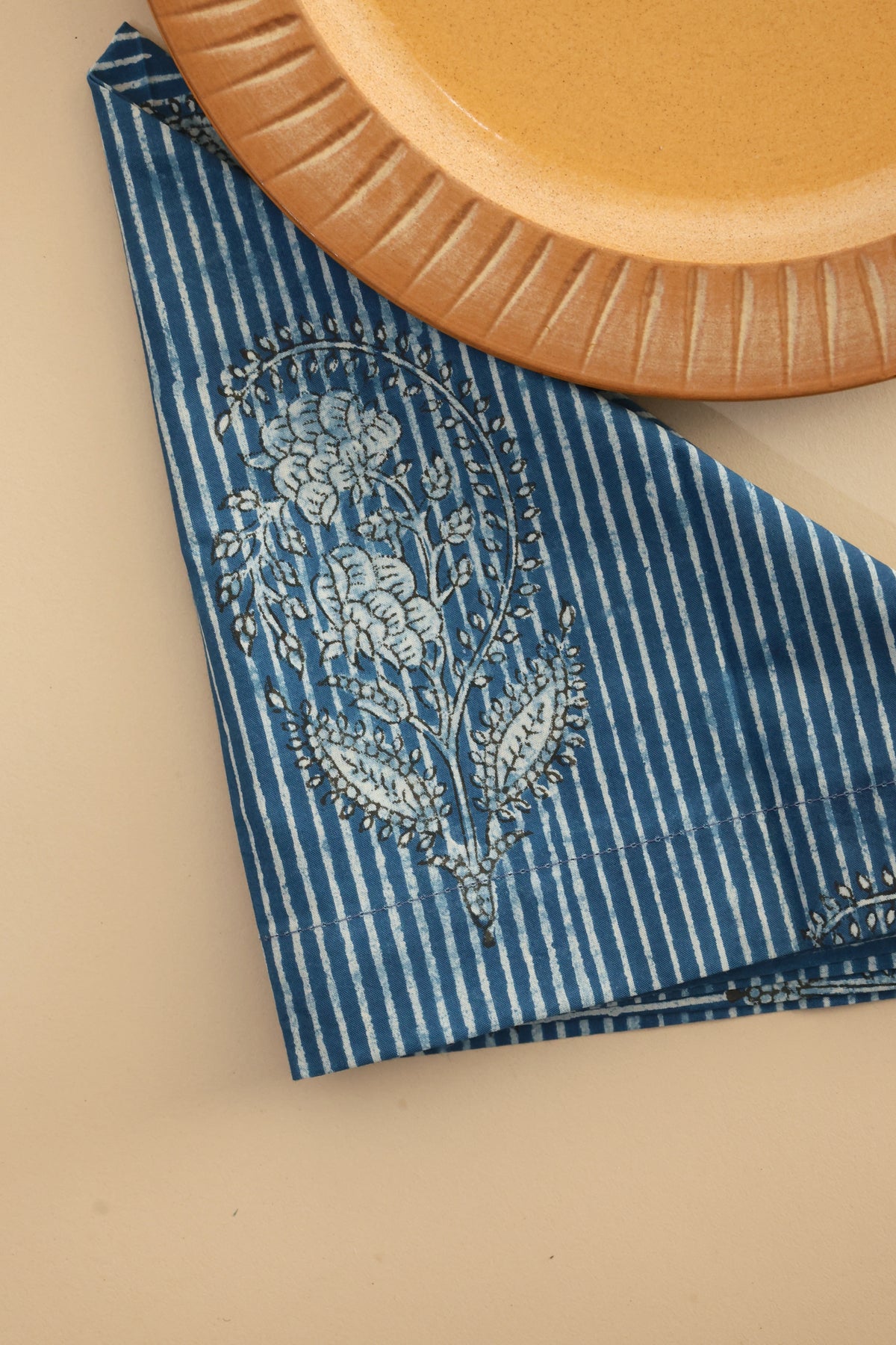 Ink Garden Indigo  Napkins, Set of 4