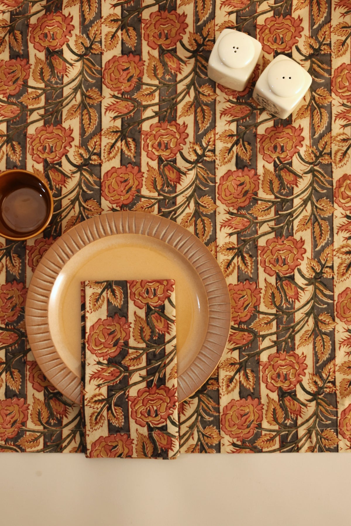 Heritage Floral Kalamkari Tablecloth