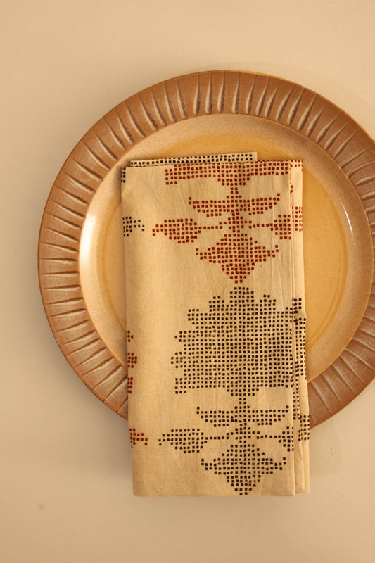 Timeless Tradition Kalamkari Napkins, Set of 4
