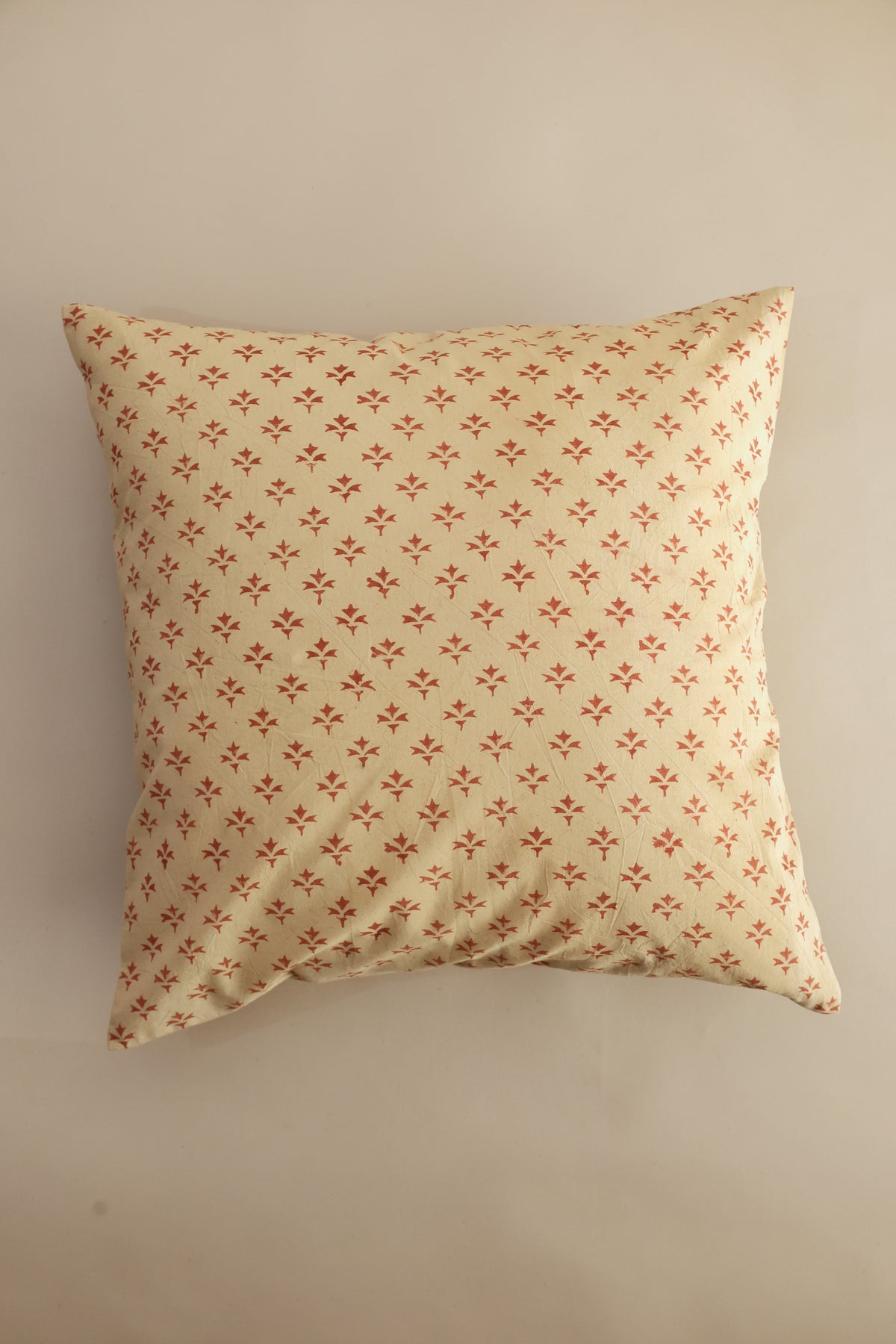 Silent Breeze Kalamkari Pillow