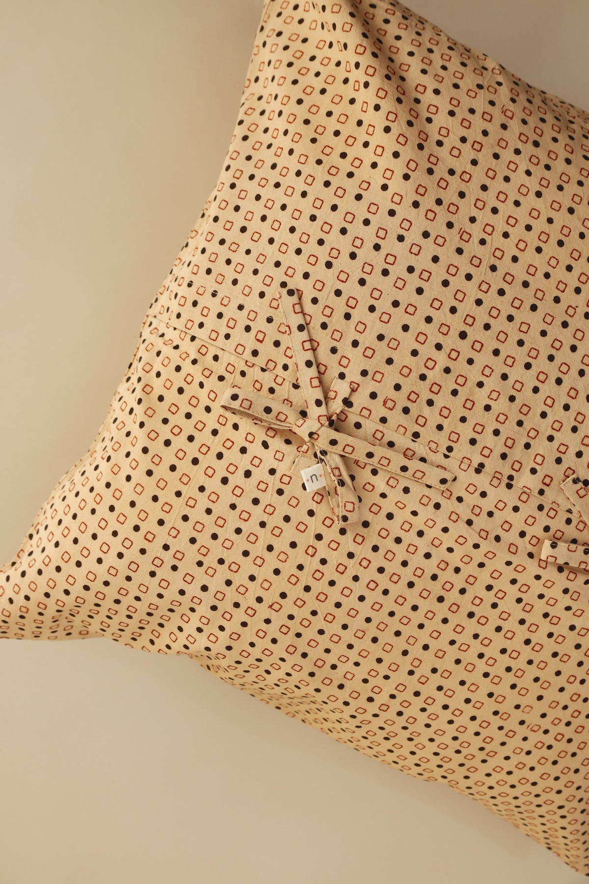Soft Field Kalamkari Pillow