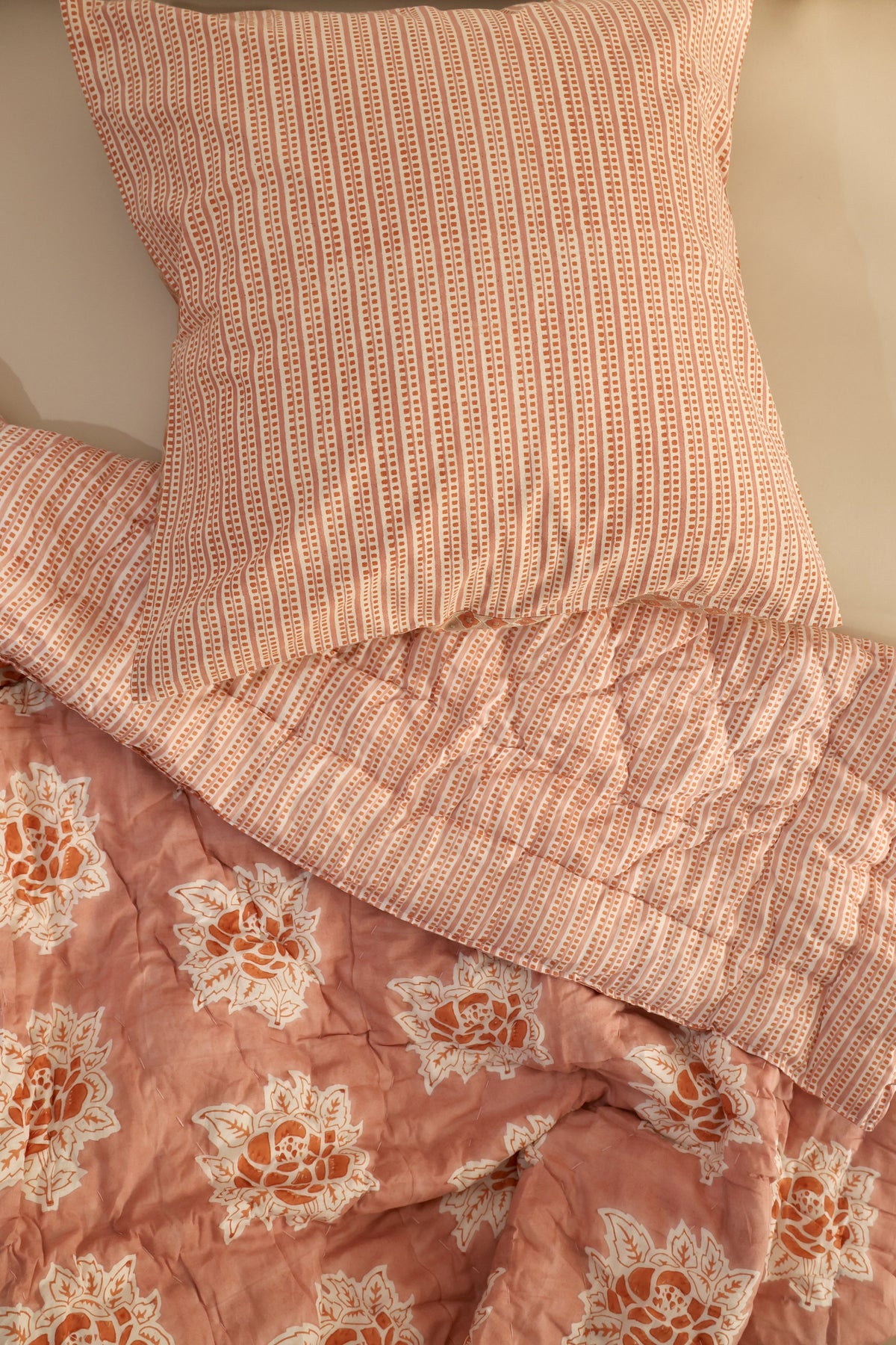 Jaipur Trellis Block Print Pillow