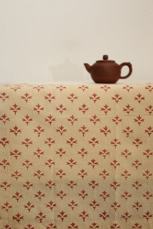 Silent Breeze Kalamkari Tablecloth