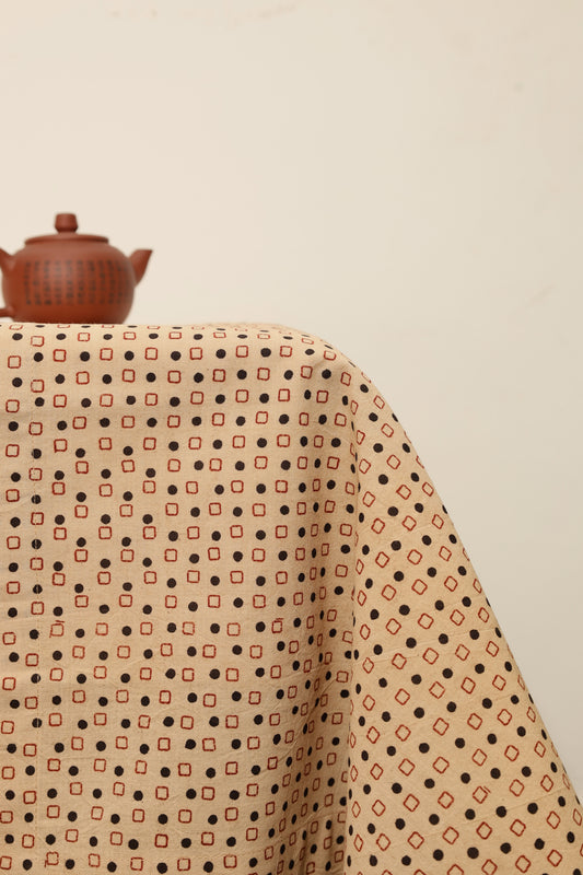 Soft Field Kalamkari Tablecloth
