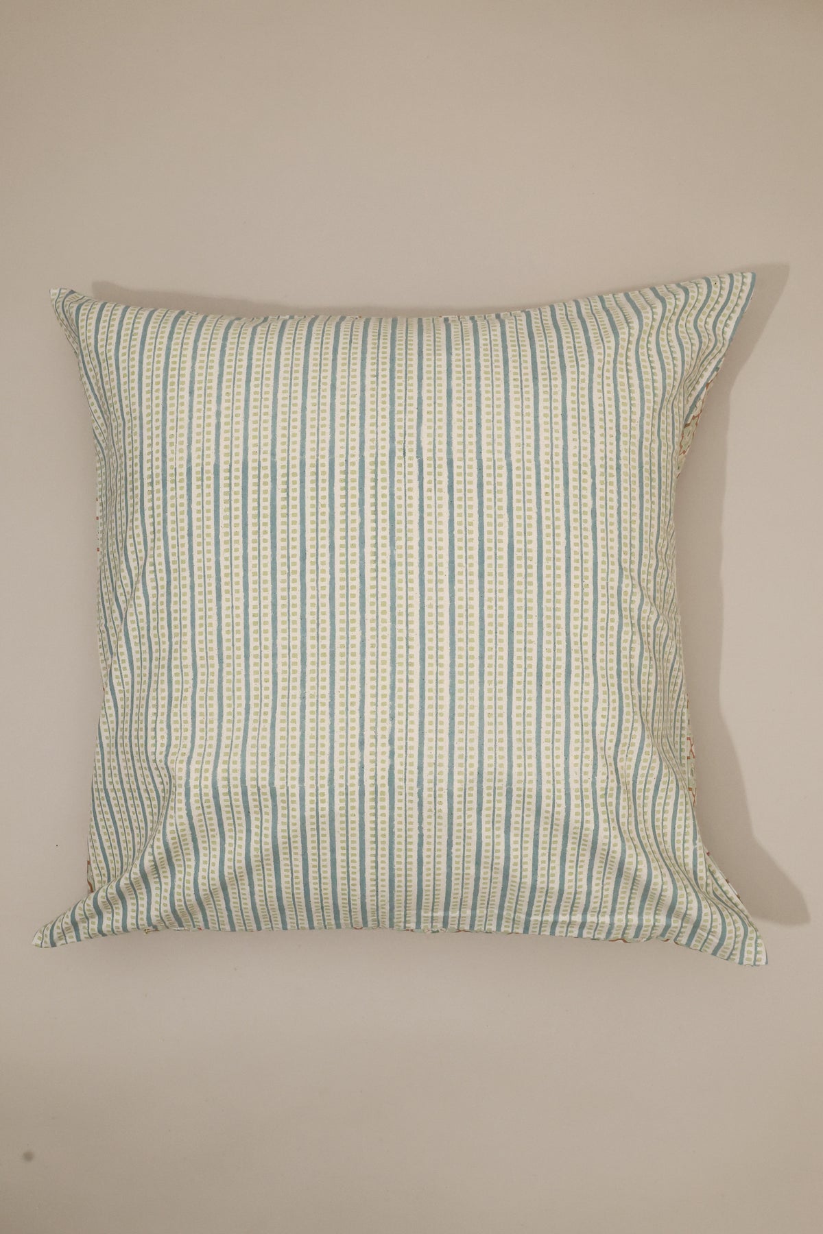 Agra Lattice Block Print Pillow